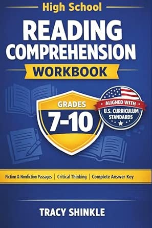 Amazon.com: HIGH SCHOOL READING COMPREHENSION WORKBOOK (GRADES 7–10 ...