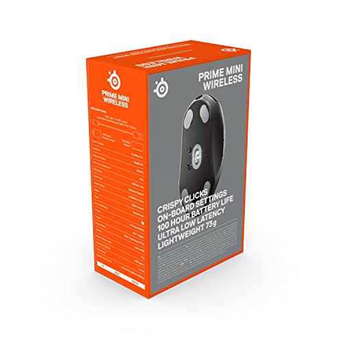 Prime Mini Wireless - Prestazioni Esports Mouse di Gaming Senza Fili - 100 ore di batteria - Switch ottici magnetici - Fattore di forma mini - Mouse gaming - Immagine 10