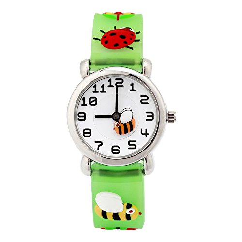 3D Insects Designer Rubber sport watches Baby casual Gift sports wrist Watch christmas gift2
