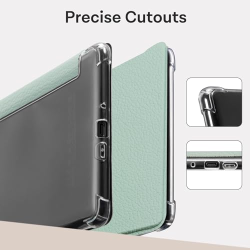 Cobak 12.99 Case For Kindle Paperwhite (6.8 Inch 11Th Generation 2021 Released) & Paperwhite Signature Edition- New Pu Leather Cover And Clear Soft Silicone Back Cover thumb #5