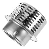 JOINPAYA Tappo di Ventilazione Cilindrico in Acciaio Inossidabile 304 da 100mm per Parete Esterna di Cappa Aspirante con Installazione Facile