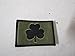 Patch Hook, Loop 3 Leaf Clover Black Border