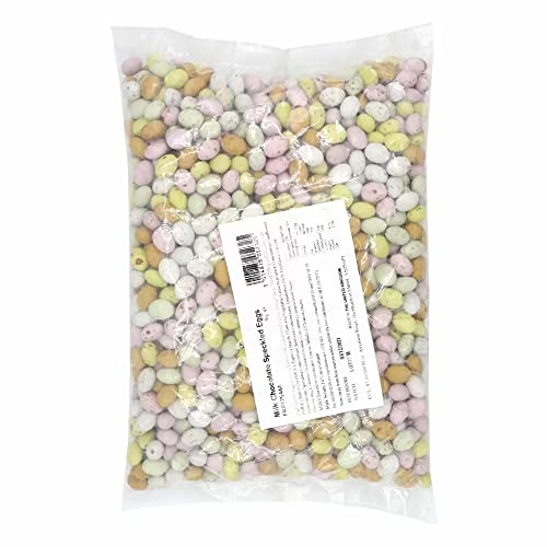 Vegetarian Milk Chocolate Speckled Mini Eggs - 3Kg Chocolate Mini Eggs In A Crisp Sugar Candy Shell-image