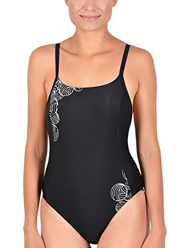 Preisvergleich Produktbild Naturana Badeanzug mit Einlage 73234 Gr. 44 B in schwarz / Weiss