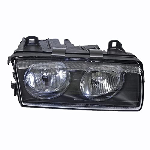 BESTPRICE 1x phare avant phare principal droit (côté passager) Compatible avec BMW Série 3 (E36), 3 Cabriolet (E36), 3 Coupe (E36), 3 Touring (E36)
