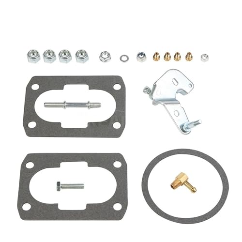 Marine Carburetor Carb W/Long Linkage Compatible For Mercruiser Rochester 2.5L 3.0L 4 CYL Compatible For Mercury Engine Replace 3310-864940A01
