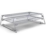 Grilla Grills Collapsible Multipurpose Jerky Rack for Portable Pellet Grill | 2 Tiered Sliding Shelf...