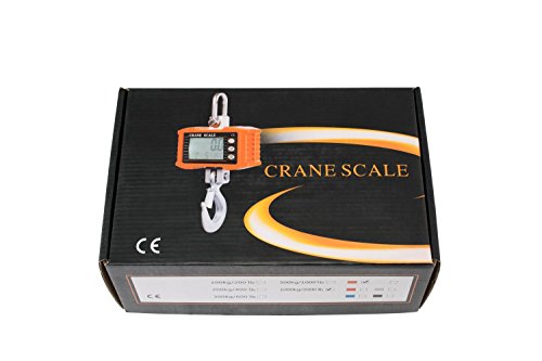 Hyindoor Crane Scale 500Kg/1100Lb Digital Hanging Scale Heavy Duty Smart High Accuracy Electronic Industrial Scale #TOP5