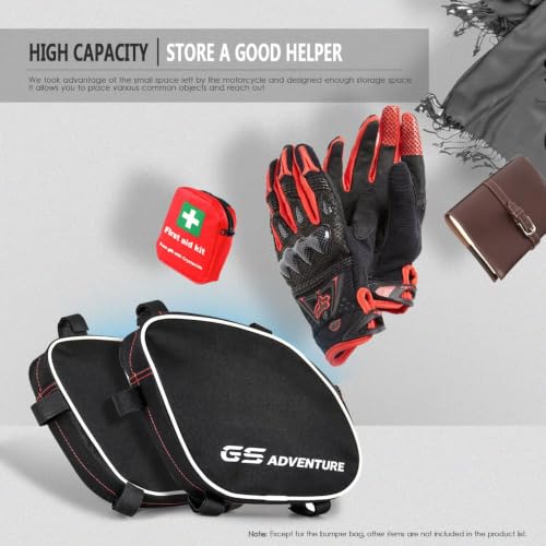 Bolsa para Barra de Protección de Motocicleta Compatible con BMW R1200GS ADV 2005-2012, Bolsa Impermeable de Almacenamiento y Herramientas miniatura 6