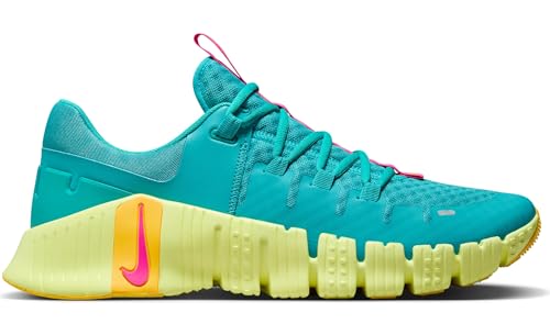 Nike Men's Free Metcon 5 Low, Dusty Cactus Fierce Pink Glacier Blue, 11.5