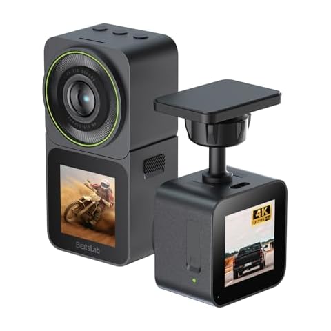 BOTSLAB 4K Action Camera with Dash Cam Cover