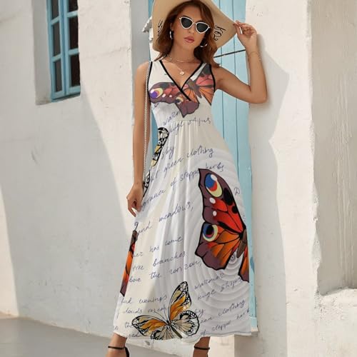 Robe longue d'été contre la chaleur style décontracté fluide - 2