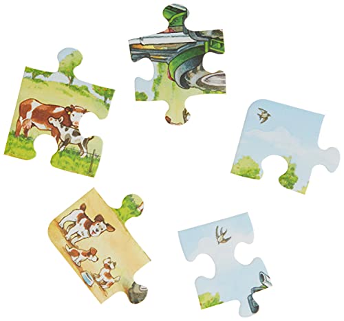 Ravensburger Kinderpuzzle - 06044 Traktor auf dem Bauernhof - Rahmenpuzzle für Kinder ab 3 Jahren, mit 15 Teilen – Bild 5