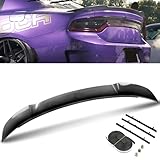 Rear Spoiler Compatible with Dodge Charger 2011-2021 RT SXT SRT Rear Trunk Lip Rear Spoiler Wing Black Carbon Fiber Style