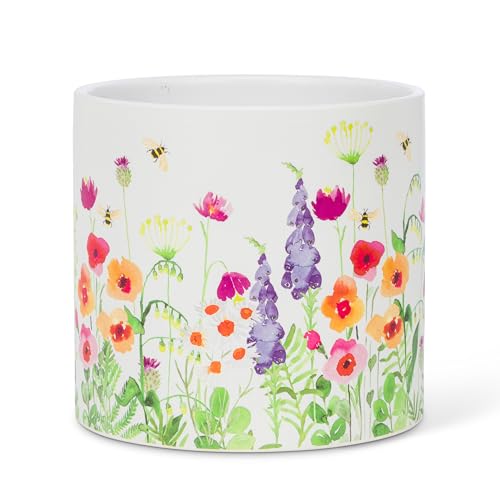 Abbott Collection Large Bee Garden Planter-6.5" D