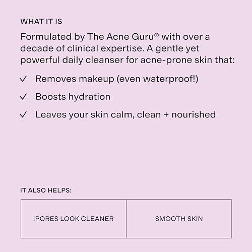 CLEARSTEM - GENTLECLEAN Vitamin C Infused Calming Wash - Facial Cleanser, Makeup Remover - Goldenseal + Green Tea - Facial Skin Care Products - Gluten Free, Cruelty Free - 6 fl oz / 180ml - Image 4