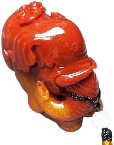 Shoushan Stone Elephant Decoration, Feng Shui "Safe And Good Luck" Decoration