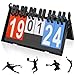 mizikuu 6-Stellige Anzeigetafel, Flip Sportanzeigetafel Digit Wettbewerbs Anzeigetafeln Scorebord Tragbare Punktezähler für Basketball, Fußball, Badminton, Baseball, Volleyball Indoor Outdoor an Bord günstig Kaufen-mizikuu 6-Stellige Anzeigetafel, Flip Sportanzeigetafel Digit Wettbewerbs Anzeigetafeln Scorebord Tragbare Punktezähler für Basketball, Fußball, Badminton, Baseball, Volleyball Indoor Outdoor