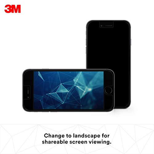3M Privacy Screen Protector For Apple Iphone 6/6S/7/8(Mppap001) , Scratch Resistant, Black #TOP2
