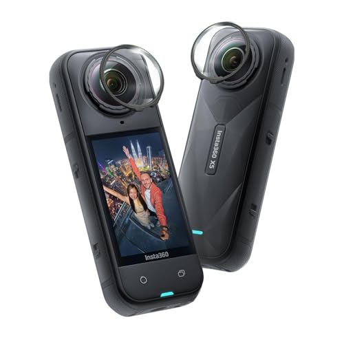 For Insta360 X5 回転式光学強化ガラス保護ミラー レンズガード