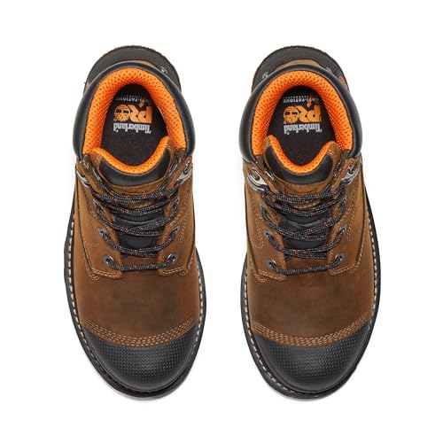 Timberland PRO Timberland PRO Men's Boondock 6 Inch Soft Toe Waterproof Industrial Work Boot, Brown-2024 NEW, 10.5 M US
