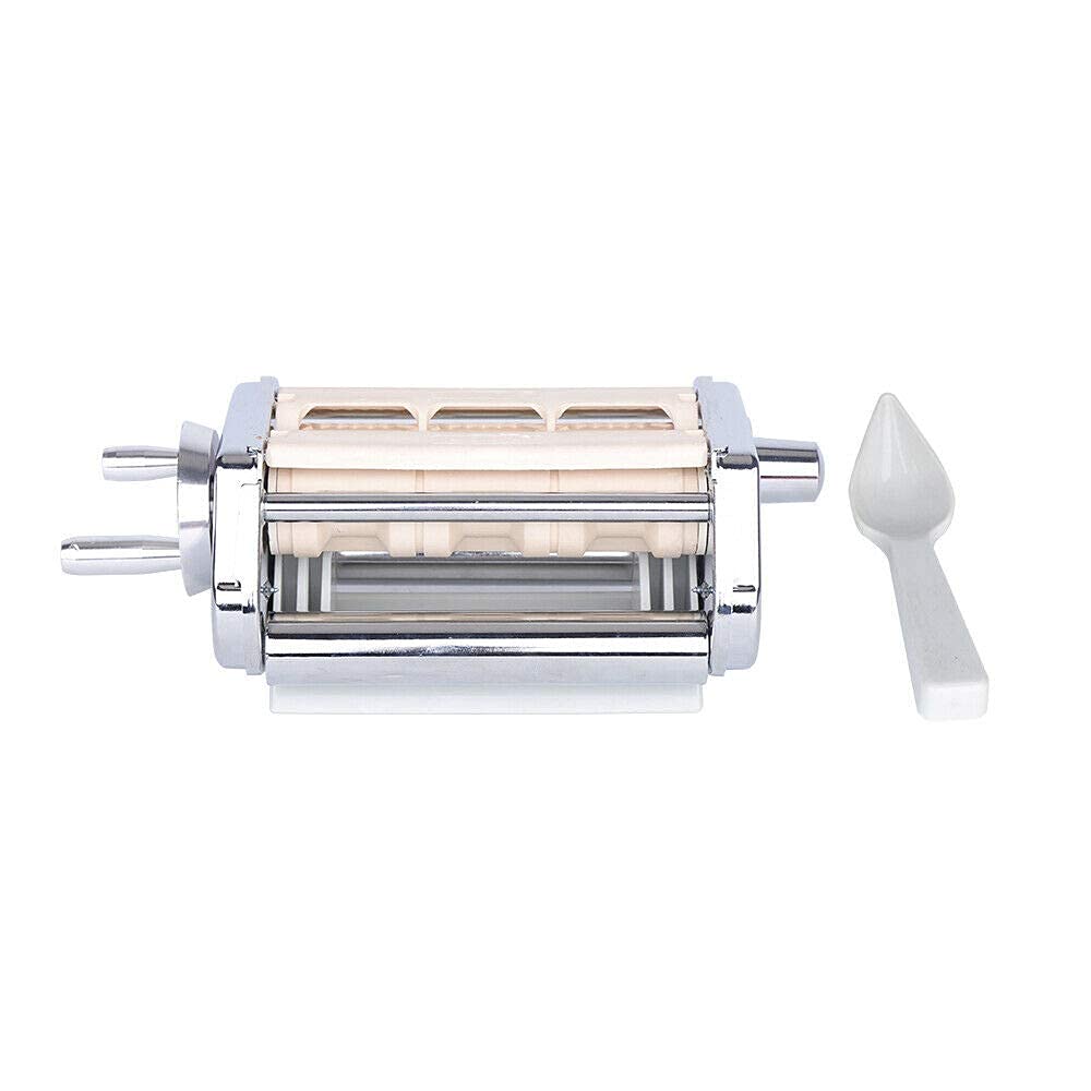 Accesorio para hacer raviolis, herramienta de ayuda de cocina para batidora de pie, acero inoxidable, cortador de masa de pastelería, fácil y cómodo de usar