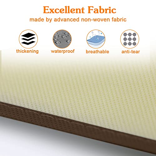 Landbeauty 2 Pack 4-Shelf Hanging Shelves Over The Door Organizer Wall Mount Door Storage For Bedroom Storage Kitchen Pantry Closet Storage Cosmetics Toys Snacks Stationery Sundries Etc (Beige 2 Pack) #TOP3