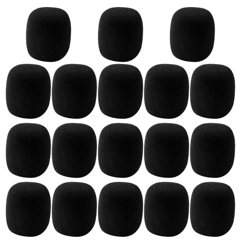 Hemobllo 18piezas Funda de Eva para Micrófono Filtros Antipop para Grabación de Voz Protector de Parabrisas para Micrófono de Mano para Streaming Estudio de Canto y Escenario
