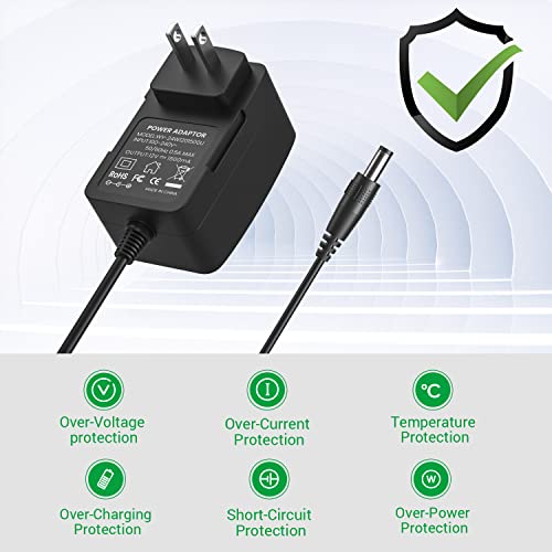 12V 1.5A Power Adapter For Yamaha Pa130 Pa150, Power Supply 12V 1.5A Power Supply For Yamaha Psr Ypg Ypt Dgx Dd Ez Series Keyboard (9.8 Ft Long Cord) #TOP5