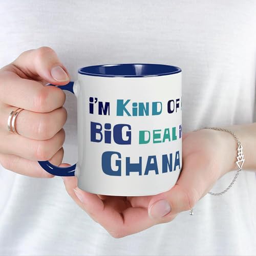 Taza Café Ceramic 11 oz Blanco Navy miniatura 5