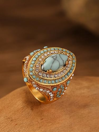 Boho Engagement Wedding Ring for Women Unique Creative Design Fashion Jewelry4