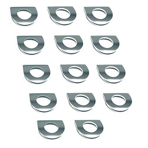 XYZMT 14 Pcs Footpeg Spring Washer Kit Compatible with Harley Davidson Dyna Touring Softail Sportster - Chrome...