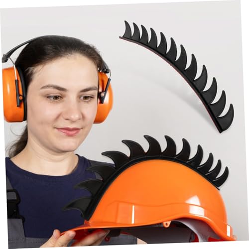 Calcomanía de TPR resistente a la intemperie para decoración de casco negro 7