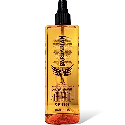 Aftershave Cologne Barbarian Refreshing Barbers Spray in SPICE 400ml (Pack of 2 MULTIPACK) | Menâs Aftershave Fragrance | Hair Perfume | Eau De Barber Cologne - Image 4
