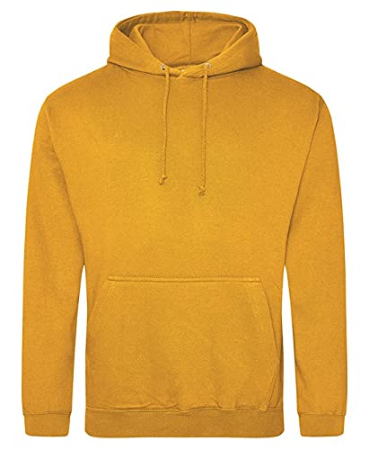 Just Hoods Unisex Jaune Hooded Sweatshirt College