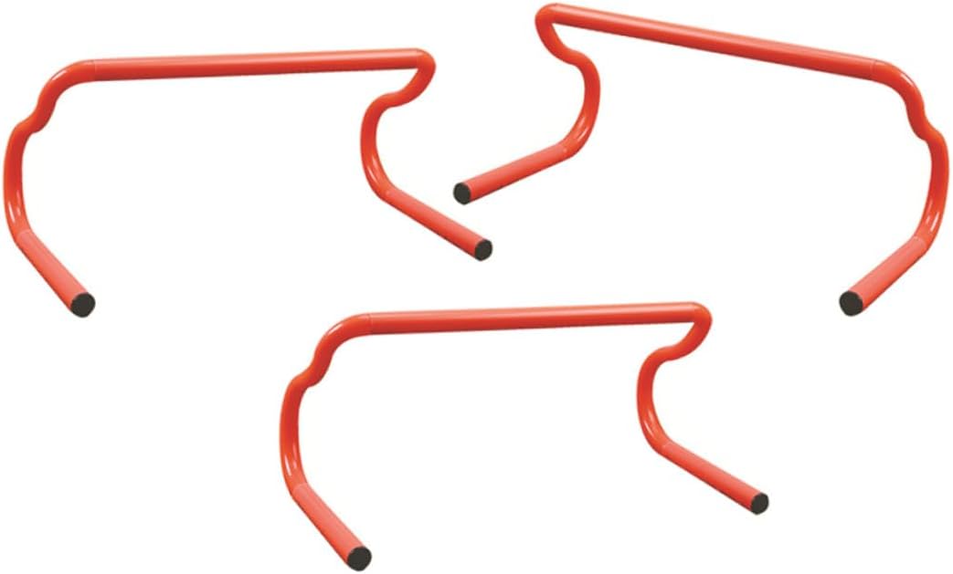 3pcs Detachable Agility Speed Training Hurdles Adjustable Height Lightweight Portable Sports Hurdles for Soccer Football Basketball Athletes Practice