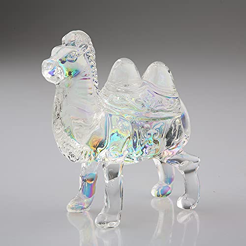 ZYEER Camel Lover Gift, Crystal Figurine Decor Ornament, Tiny Cute Collectible, Desert Decor