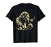 Blowing Wishes Funny Bigfoot Blowing Dandelion Vintage Art T-Shirt