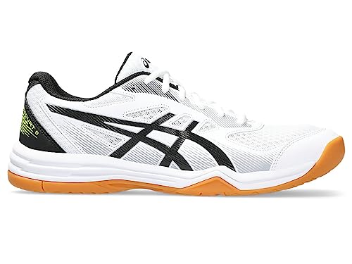 Preisvergleich Produktbild ASICS Herren Upcourt 5 Sneaker, White / Safety Yellow, 46.5 EU