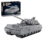 tank technik ✅【Design & Merkmale】 Basierend auf aktuellen modernen Militärpanzern, Panzermodell ist realistisch, perfekt in der Detailfertigung. einige Kleinteile können flexibel geschwenkt werden. z.B. Türme, Läufe und Maschinengewehre können gedreht und die Luke geöffnet werden. mit Miniifiguroen, jeder Ort ist exquisit und filigran.um das Aussehen und die Details des Mauspanzers Nr. 8 aus dem Zweiten Weltkrieg (Panzer VIII Maus) tiefgreifend wiederherzustellen.