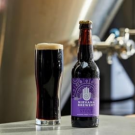 Nirvana – Dark and Rich Stout Beer 0.0% ABV – Alcohol Free Craft Beer with Hints of Stone Fruits with Chocolate Aromas – Gluten Free Beer, Vegan Alcohol, Craft Beer Gift Set – 12 x 330ml Nirvana - Dark and Rich Stout Beer 0.0% ABV - Alcohol Free Craft Beer with Hints of Stone Fruits with Chocolate Aromas - Gluten Free Beer, Vegan Alcohol, Craft Beer Gift Set - 12 x 330ml – Nirvana Brewery