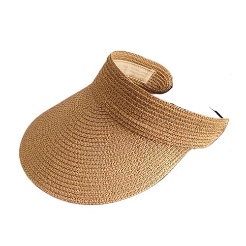 Chapeau de soleil à grands avant-toits pliable et protecteur pour femme