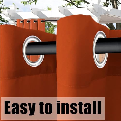 Rideau extérieur imperméable pour stopper le vis-à-vis de pergola