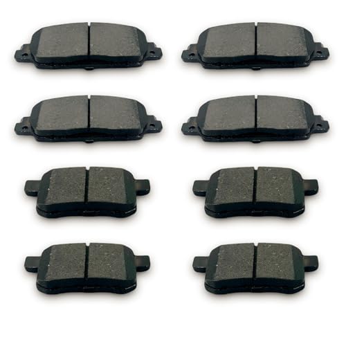 ALADICHE 8pcs Front & Rear Disc Brake Pads Kit For ...