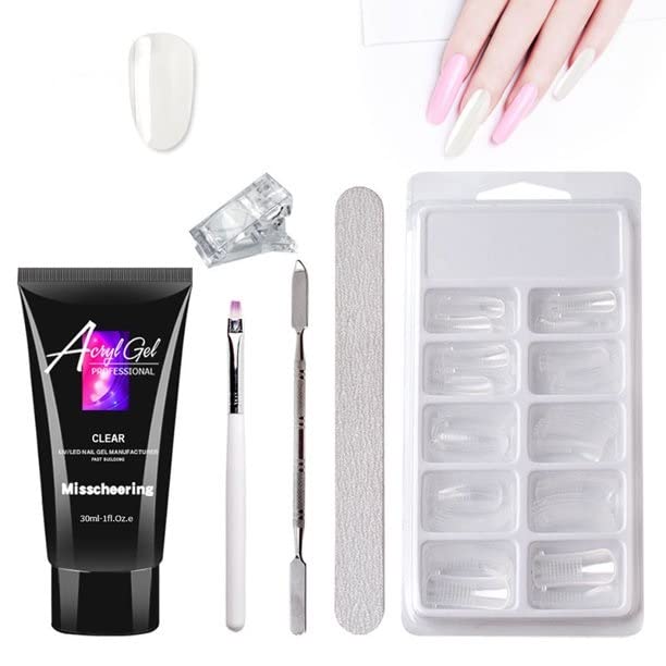 Bolt Bee 6Pcs Gel Kit UV Polly gel Acryl Builder Fast Dry Nail Extension Art Tool Gel Lacquer Manicure-image-6