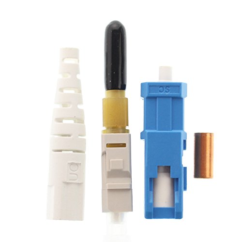 Connecteur fibre optique SC SM Corning UniCam 95-200-41 bleu monomode