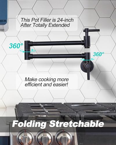Robinet de cuisine pliable pour ne plus porter de casseroles
