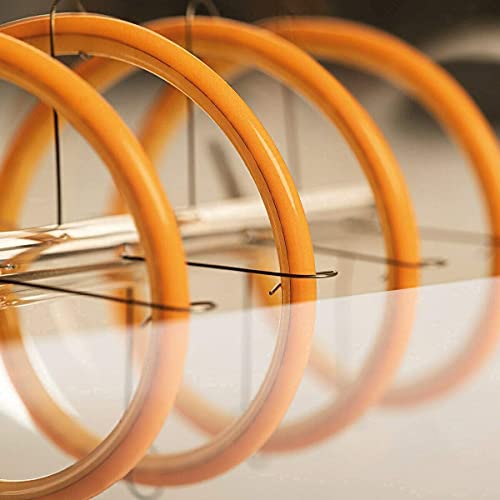 Leools Vintage Led Spiral Filament Bulb T10, 8.9Inch Long Tubular Dimmable Edison Light Bulbs,E26 Base,Amber Glass,Warm White,2200K, 400Lm(40W Equivalent), Pack Of 4 #TOP6