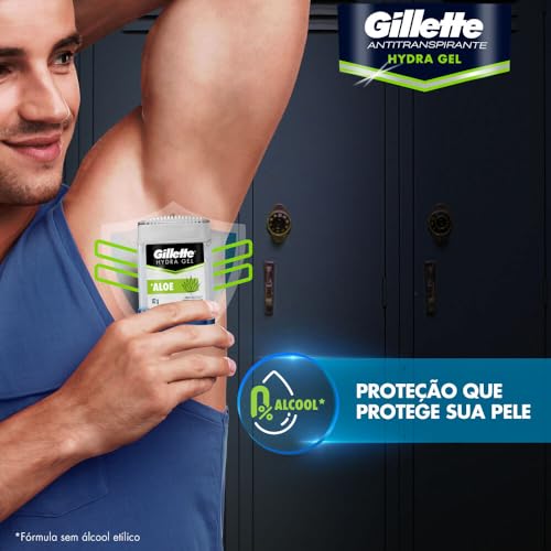 Gillette Desodorante Gel Antitranspirante Hydra Gel Aloe 82G