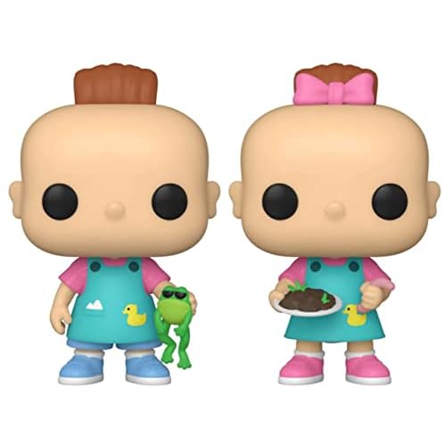 Funko POP! Television: Rugrats - Phillip DeVille - 2 Paquete Phil & Lil - Exclusivo De Amazon - Figuras Miniaturas Coleccionables Para Exhibición - Idea De Regalo - Mercancía Oficial - Fans De TV